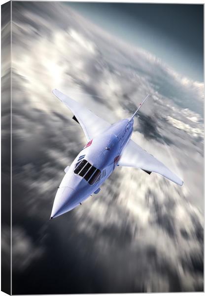 Speedbird Concorde Canvas Print by J Biggadike
