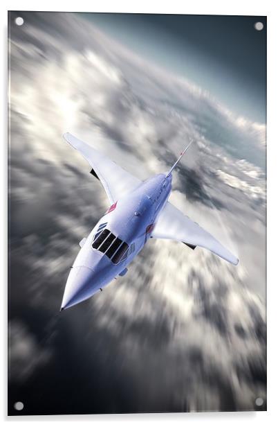Speedbird Concorde Acrylic by J Biggadike