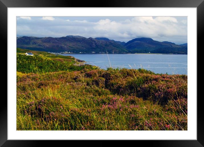 Gairloch Framed Mounted Print by Steven Watson