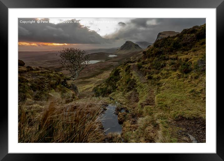 The Quiraing Framed Mounted Print by Pete Lawless