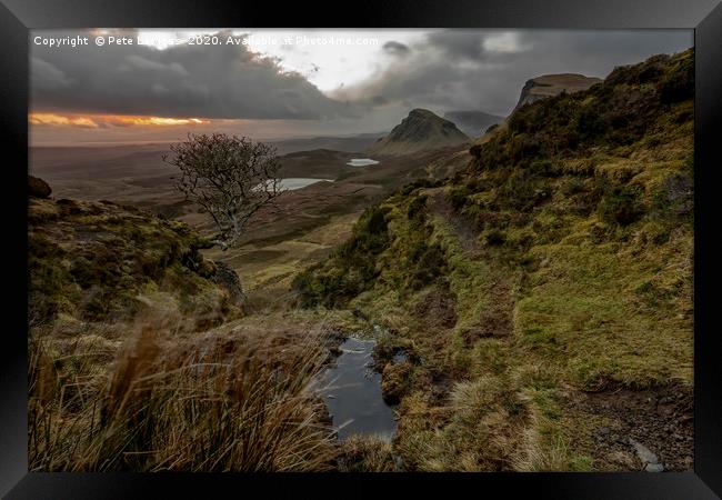 The Quiraing Framed Print by Pete Lawless