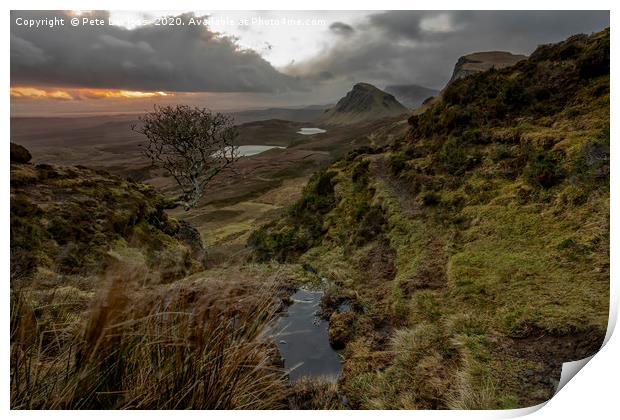 The Quiraing Print by Pete Lawless