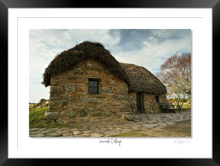 Culloden Battlefield lies Leanach cottage Framed Mounted Print by JC studios LRPS ARPS