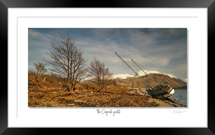 The Corpach wreck two pano Framed Mounted Print by JC studios LRPS ARPS