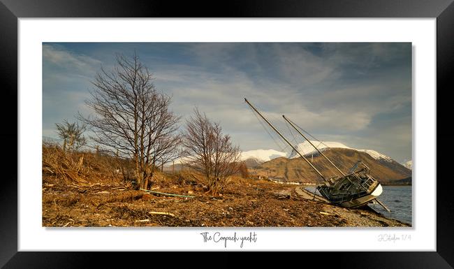 The Corpach wreck two pano Framed Print by JC studios LRPS ARPS