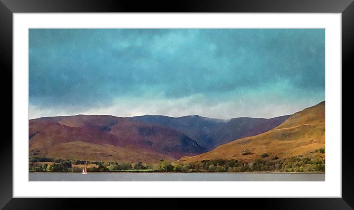 down at fort william Framed Mounted Print by dale rys (LP)