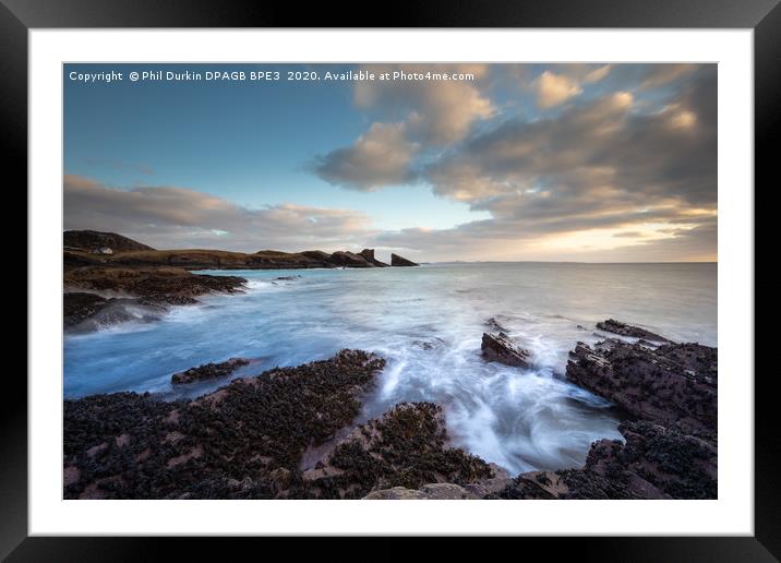 Split Rock - Assynt - Scotland Framed Mounted Print by Phil Durkin DPAGB BPE4