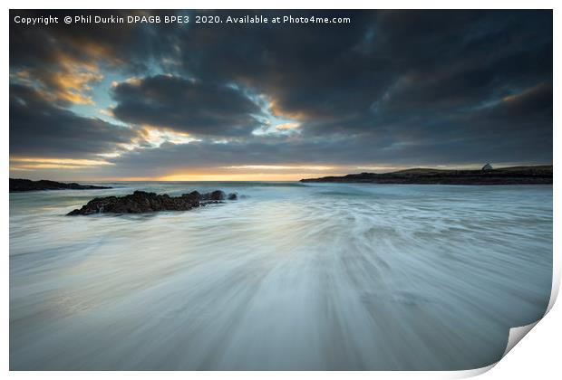 Incoming Tide At Clachtoll Beach Assynt  Print by Phil Durkin DPAGB BPE4