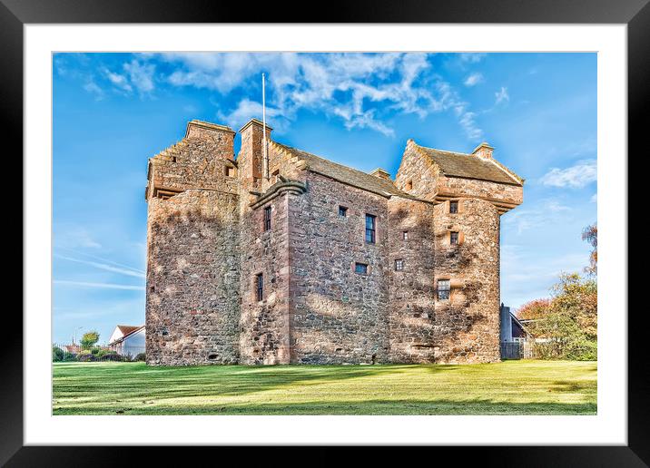 Claypotts Castle Framed Mounted Print by Valerie Paterson