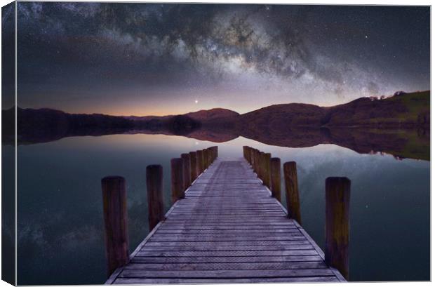 Coniston Nights Canvas Print by David Neighbour