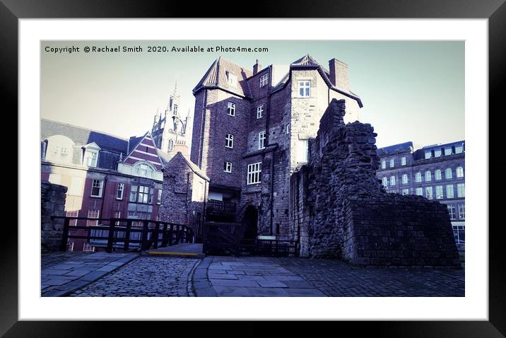 Beautiful castle in Newcastle Framed Mounted Print by Rachael Smith