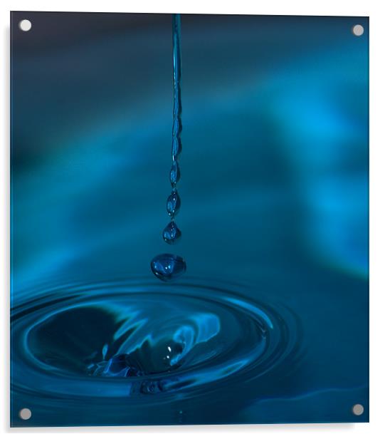 Blue Stream Acrylic by Lucy Antony