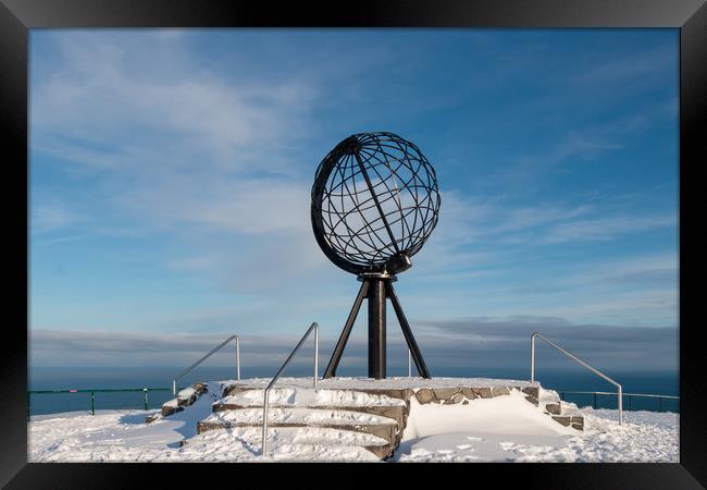 The Globe, North Cape,  Norway Framed Print by Wendy Williams CPAGB
