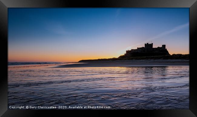 In The Blue Framed Print by Gary Clarricoates