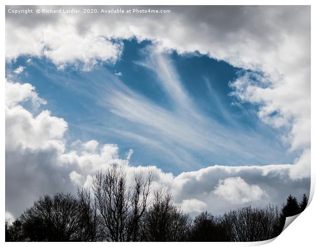 A 'Hole' lot of Cirrus Print by Richard Laidler