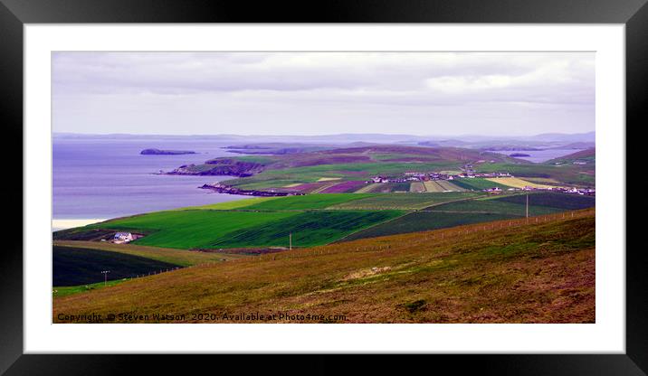 The Ness of Ireland Framed Mounted Print by Steven Watson