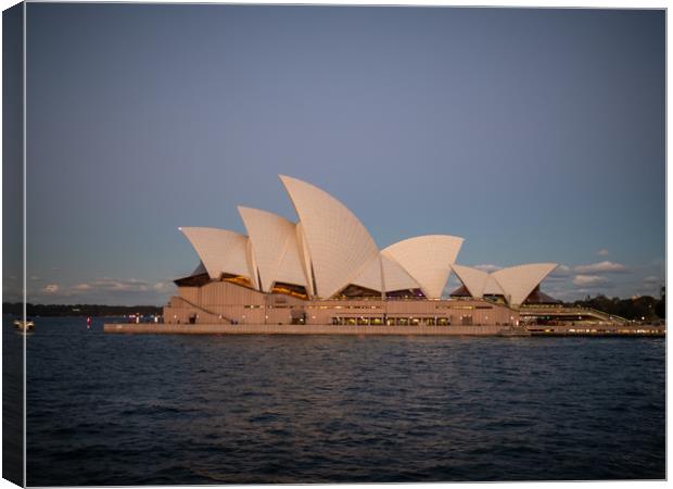  Sydney Opera House at sunset Canvas Print by Sophie Shoults