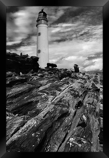 Barnsness Lighthouse Framed Print by Keith Thorburn EFIAP/b