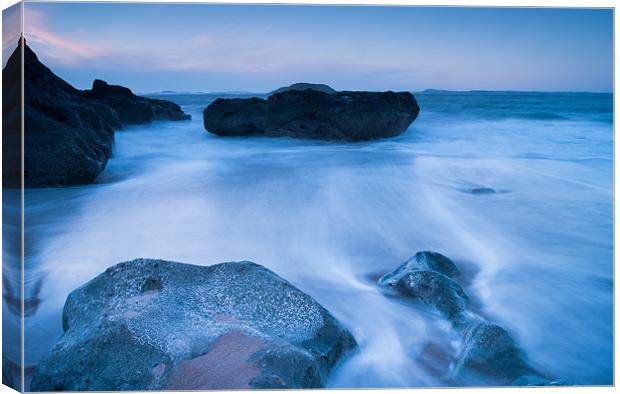 The tide returning Canvas Print by Keith Thorburn EFIAP/b