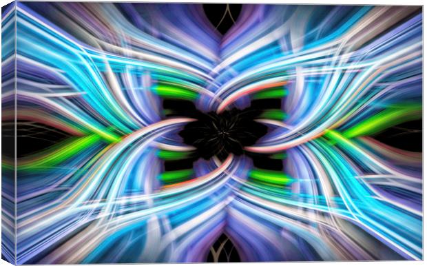 Electric Abstract Canvas Print by Jonathan Thirkell