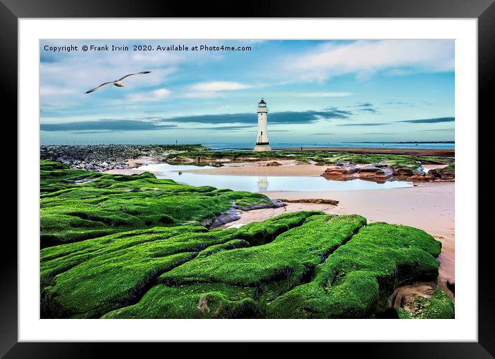 Perch Rock Lighthouse Framed Mounted Print by Frank Irwin