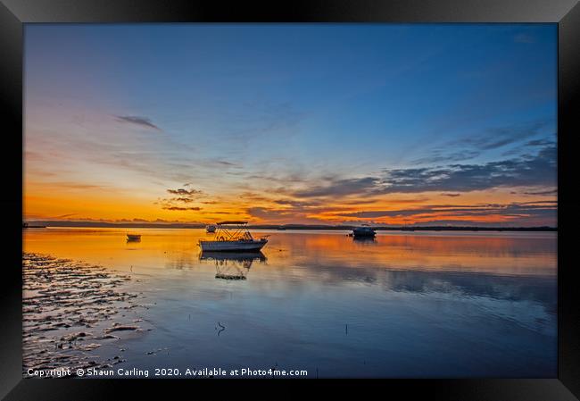 Sunrise At Victoria Point  Framed Print by Shaun Carling