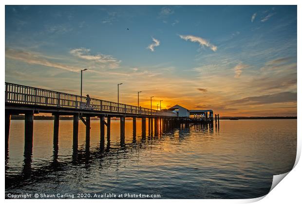 Victoria Point Sunrise Print by Shaun Carling