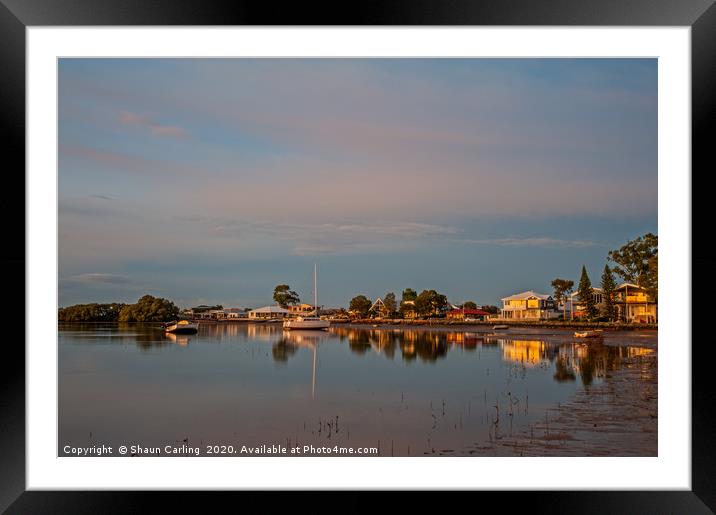 Victoria Point Sunrise Framed Mounted Print by Shaun Carling