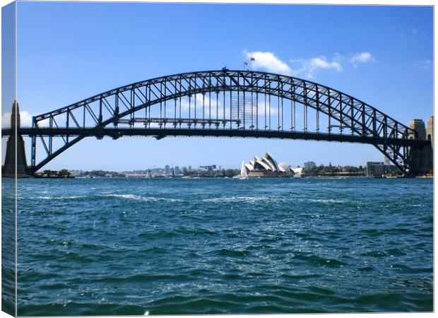 Sydney Harbour bridge Canvas Print by Martin Smith