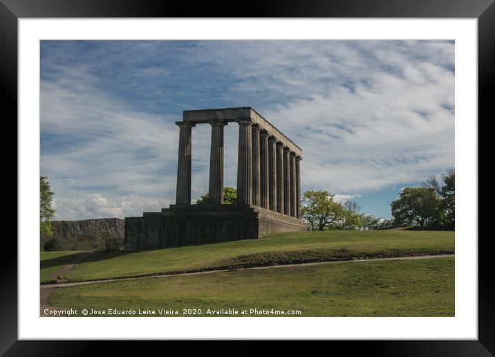 National Monument of Scotland Framed Mounted Print by Eduardo Vieira