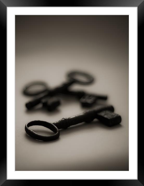 Keys... Framed Mounted Print by K. Appleseed.