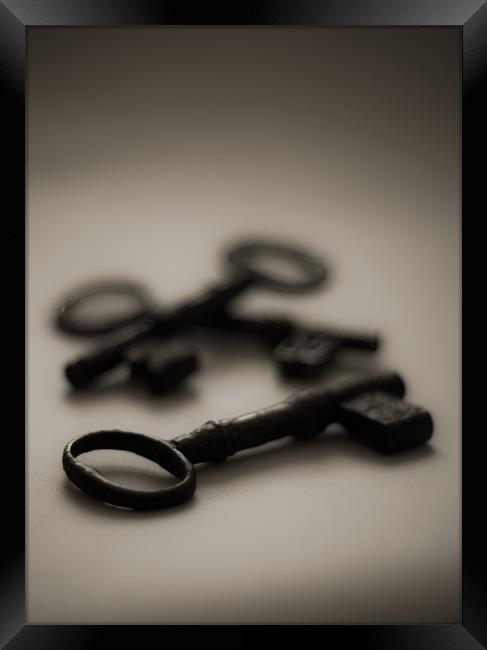 Keys... Framed Print by K. Appleseed.