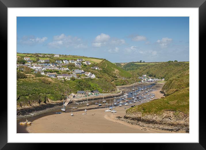Solva Pembrokeshire Wales. Framed Mounted Print by Colin Allen