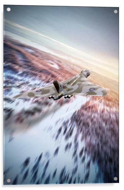 Vulcan Cold War Acrylic by J Biggadike