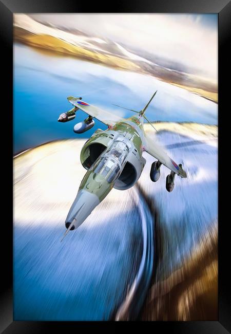 Harrier GR3 Framed Print by J Biggadike