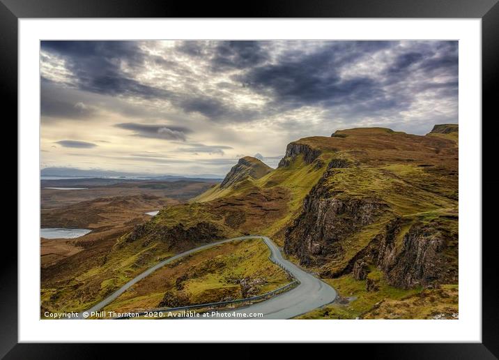The Trotternish Ridge No. 6  Framed Mounted Print by Phill Thornton