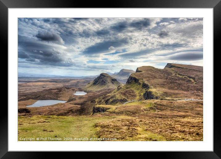 The Trotternish Ridge No. 7  Framed Mounted Print by Phill Thornton