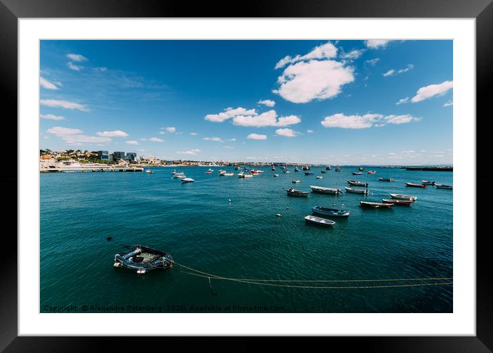 Cascais, Portugal Seascape Framed Mounted Print by Alexandre Rotenberg