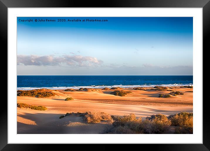 Playa del Ingles Framed Mounted Print by Juha Remes