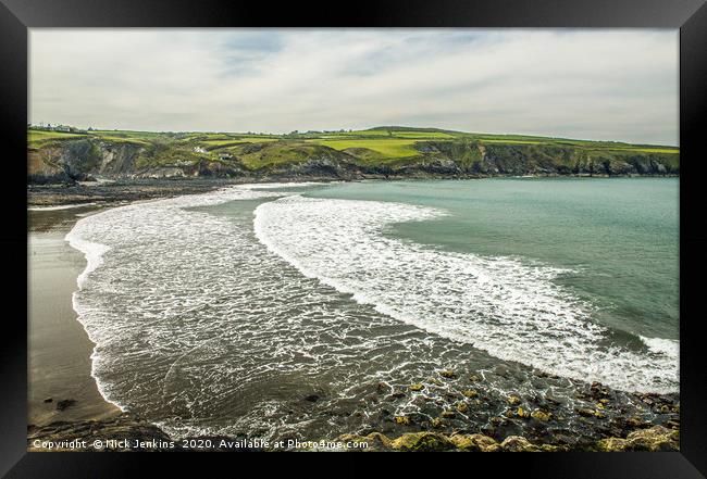 Abereiddy Beach on the North Pembrokeshire Coast Framed Print by Nick Jenkins