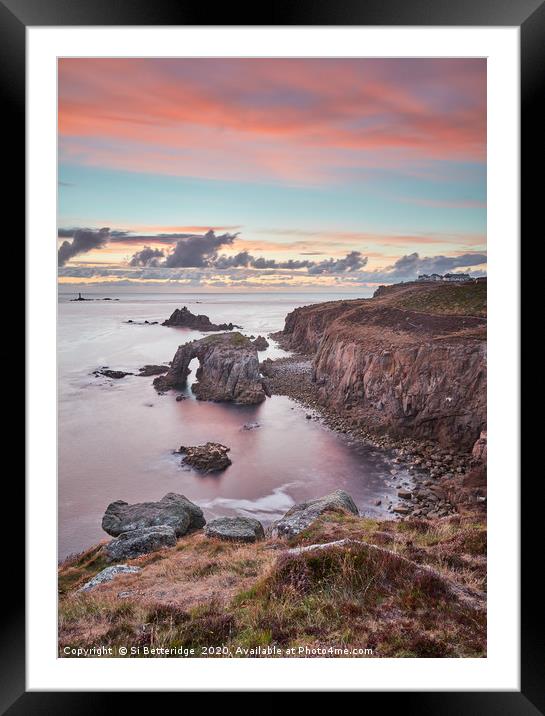 Colourful End Framed Mounted Print by Si Betteridge