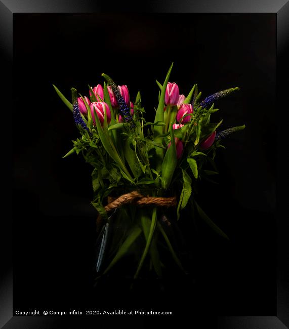 dutch tulips still life Framed Print by Chris Willemsen