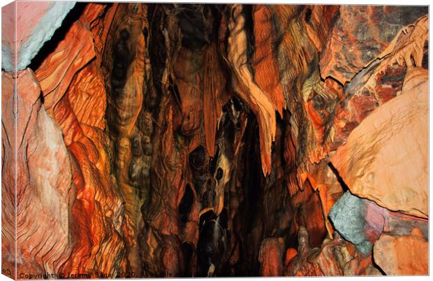 Majestic Cave Formation Canvas Print by Jeremy Sage