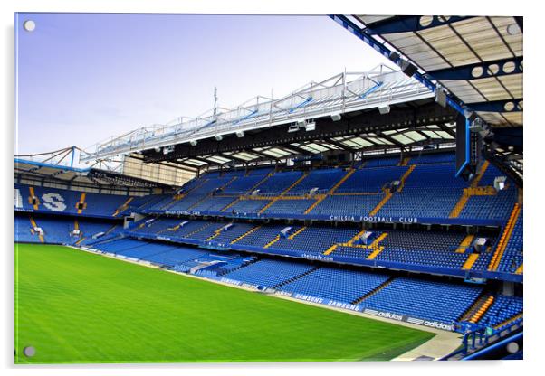 Stamford Bridge East Stand Acrylic by Andy Evans Photos