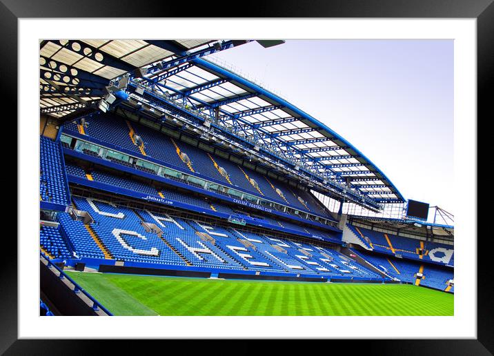 Chelsea Stamford Bridge West Stand Framed Mounted Print by Andy Evans Photos