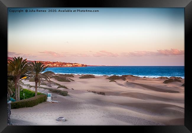 Playa del Ingles Framed Print by Juha Remes
