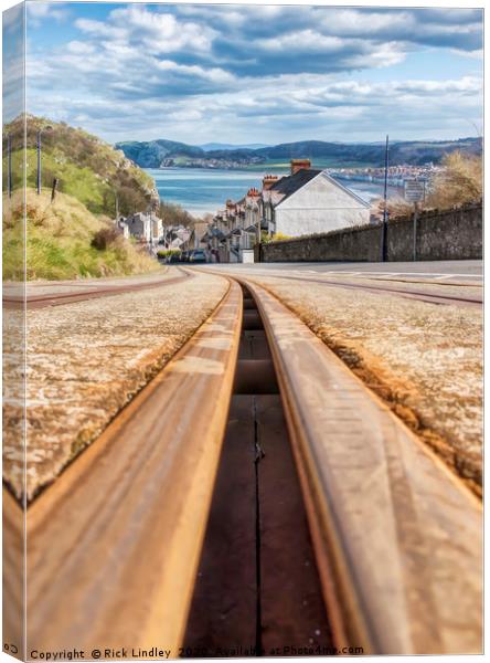 On the Right Track Canvas Print by Rick Lindley