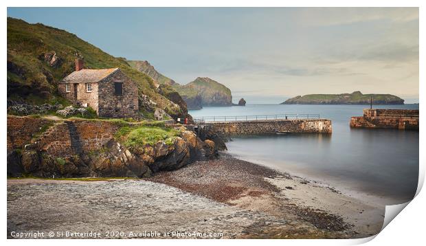 Little Harbour Print by Si Betteridge