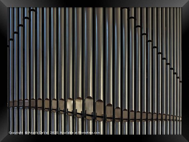 Organ Pipes Framed Print by Angelo DeVal