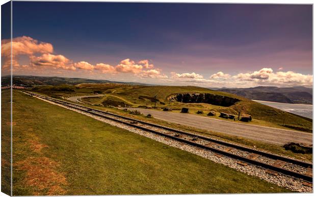 Great Orme Tracks Canvas Print by Jonathan Thirkell